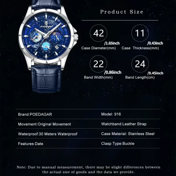 Reloj POEDAGAR STARSNIGHT - Imagen 7